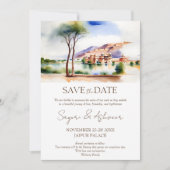 Indiase bruiloft red de datum Jaipur paleis landsc Kaart (Voorkant)