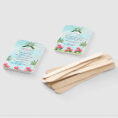 Indiase bruiloft reisroute hand fan, dank u kaart handwaaier (Niet-gemonteerd)