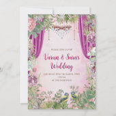 Indiase bruiloft uitnodigen Digitale Hindoe uitnod Kaart (Voorkant)