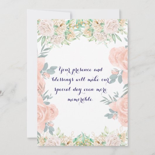 Indiase bruiloft uitnodiging (Achterkant)