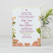 Indiase bruiloft uitnodiging (Staand voorkant)