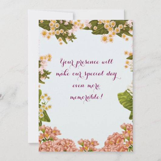 Indiase bruiloft uitnodiging (Achterkant)