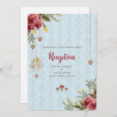 Indiase bruiloft uitnodiging Digitale Hindoe Bruil (Voorkant / Achterkant)