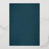 Indiase bruiloft uitnodiging rood goud Ganesha (Achterkant)