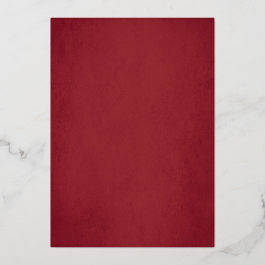 Indiase bruiloft uitnodiging rood goud Ganesha (Achterkant)