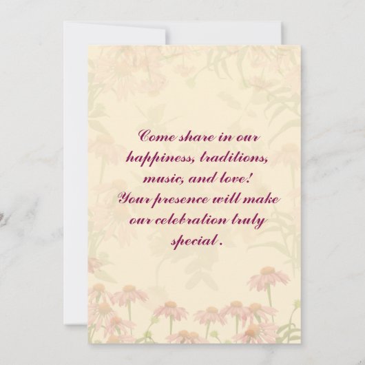 Indiase bruiloft uitnodigingen (Achterkant)