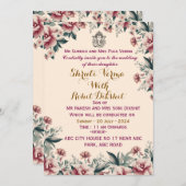 Indiase bruiloft uitnodigingen (Voorkant / Achterkant)