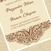 Indiase bruiloft uitnodigingen mehndi