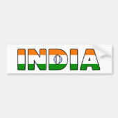 Indiase bumpersticker (Voorkant)