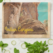  Indiase Canyons keukenhanddoek (Gevouwen)