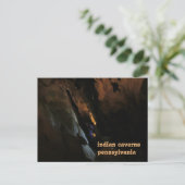 indiase caverns pennsylvania briefkaart (Staand voorkant)
