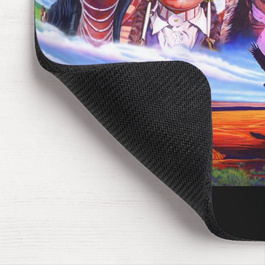 Indiase chefs toevoegen Jouw tekst indianen Muismat (Hoek)