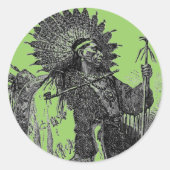 Indiase Chief Sticker (Voorkant)