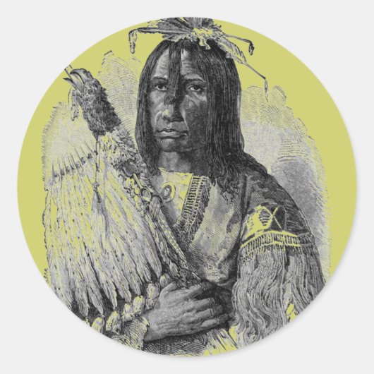 Indiase Chief Sticker (Voorkant)