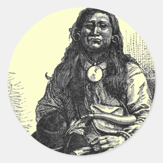 Indiase Chief Sticker (Voorkant)