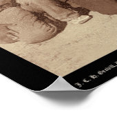 Indiase Chiefs met New York World Pennant SD 1891 Poster (Hoek)