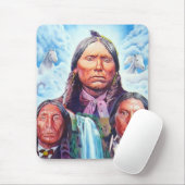 Indiase Chiefs Native Americans Custom Sjabloon Muismat (Met muis)