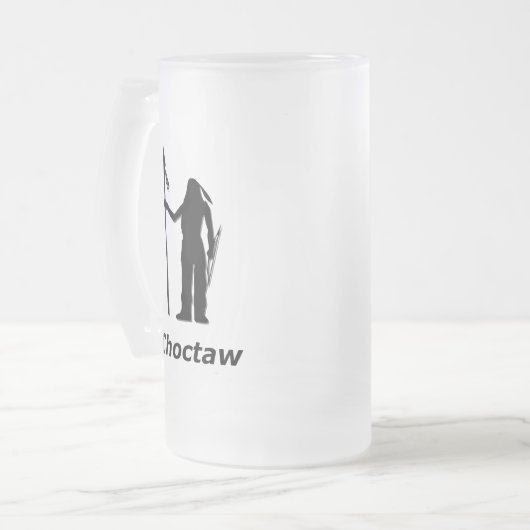 Indiase Choctaw Matglas Bierpul (Voorkant links)