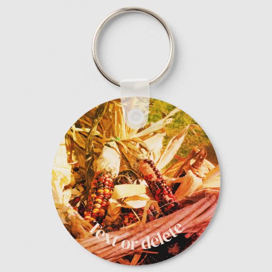 Indiase Corn Basket  op maat Sleutelhanger (Voorkant)