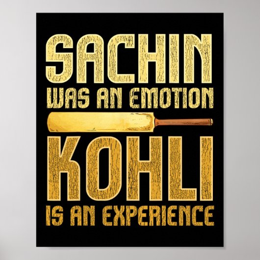 Indiase Cricket Team Jersey Poster (Voorkant)