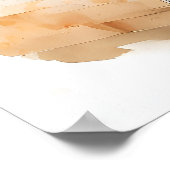 Indiase cricketspeler - Archief cricketprint Poster (Hoek)