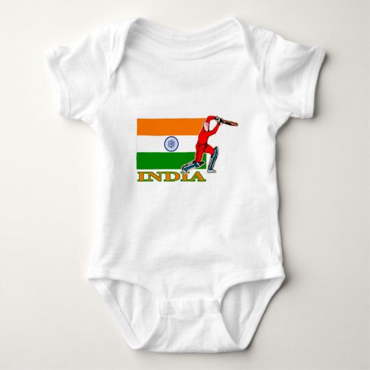 Indiase cricketspeler romper (Voorkant)
