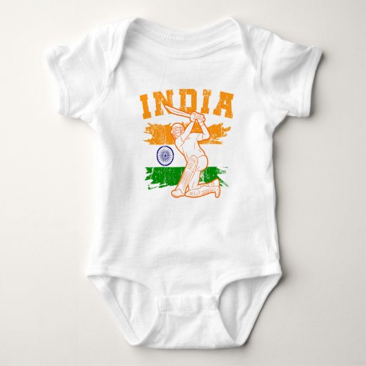 Indiase cricketspeler romper (Voorkant)