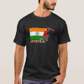 Indiase cricketspeler t-shirt (Voorkant)