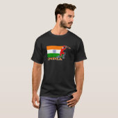 Indiase cricketspeler t-shirt (Voorkant volledig)