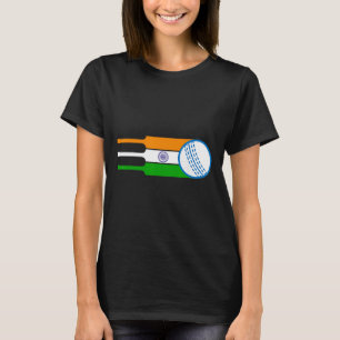 Indiase Cricketspeler Team Cricketfans India Cric T-shirt