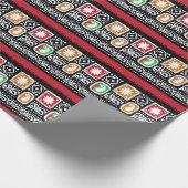 Indiase Cultuur: Traditioneel Kunstontwerp Cadeaupapier (Hoek)