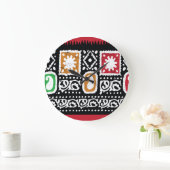 Indiase cultuur: traditionele kunst ontwerp grote klok (Huis)