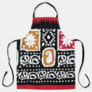 Indiase cultuur: traditionele kunst ontwerp schort