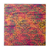 Indiase Damask Haven Tegeltje (Voorkant)