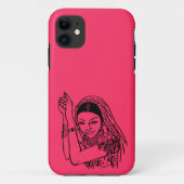 Indiase dansvrouw Case-Mate iPhone case (Achterkant)