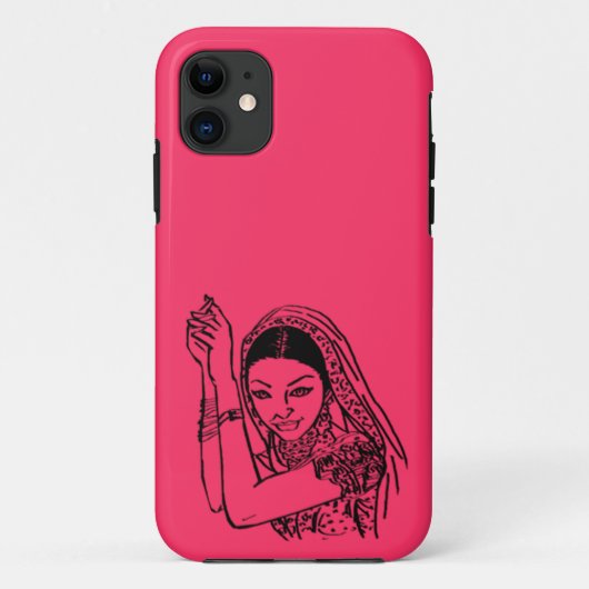 Indiase dansvrouw Case-Mate iPhone case (Achterkant)