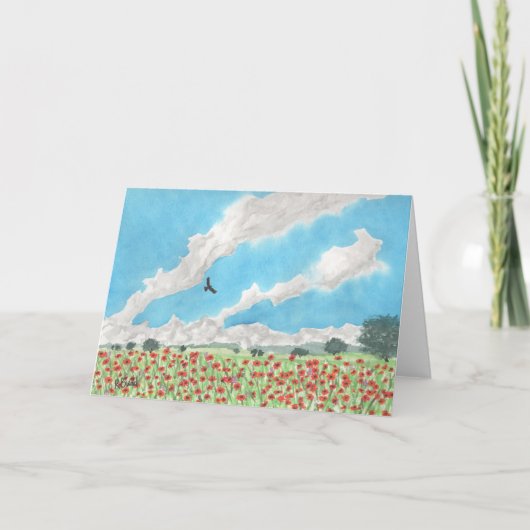 Indiase dekens bedankkaart (Voorkant)