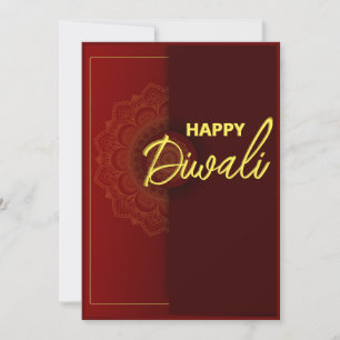 Indiase Diwali-ansichtkaart Feestdagenkaart