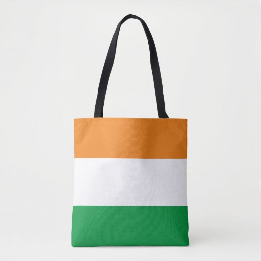 Indiase driekleurige vlag tote bag (Voorkant)