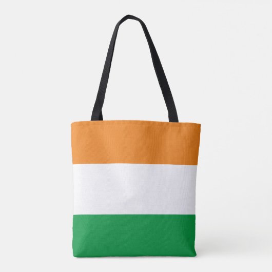 Indiase driekleurige vlag tote bag (Achterkant)