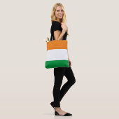 Indiase driekleurige vlag tote bag (Op model)
