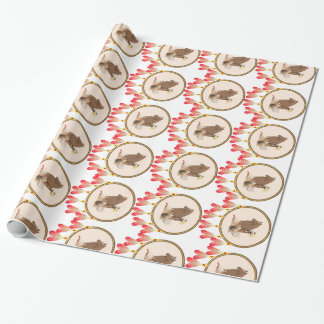 Indiase dromenvanger wolf, paard, adelaar cadeauve cadeaupapier