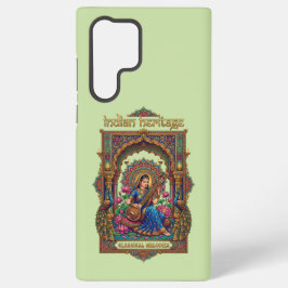 Indiase Erfgoed: Klassieke Muzikant Veena Kunst Samsung Galaxy Hoesje