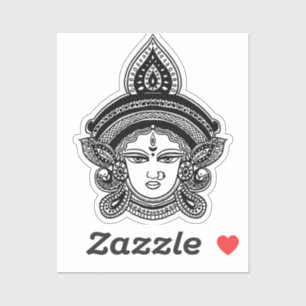 Indiase Festival Durga Maa Hindu God Sticker