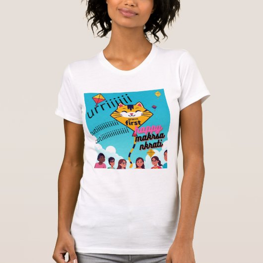 Indiase festival t-shirt (Voorkant)