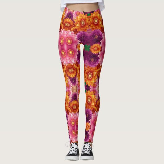 Indiase festivals leggings (Voorkant)