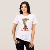 Indiase festivals Tri-Blend shirt (Voorkant volledig)