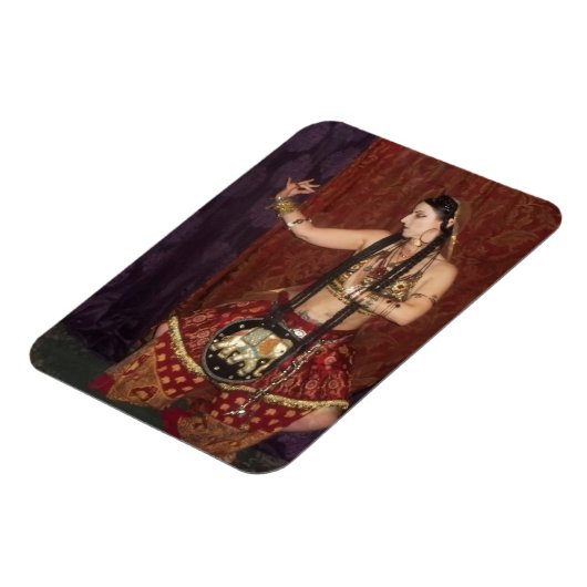 Indiase Fusion danser magneet (Linkerzijde)