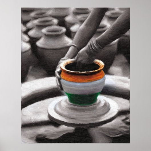 Indiase geest poster (Voorkant)