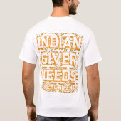 INDIASE GEVER T-SHIRT (Achterkant)